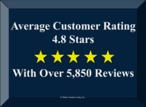 Average customer rating